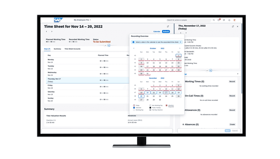 SD Worx SAP Time